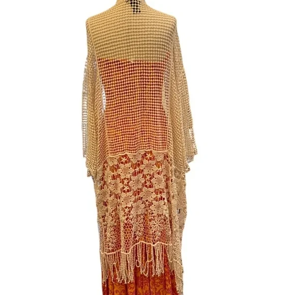 House of Harlow 1960 Lace Fringe Duster - Picture 5 of 5